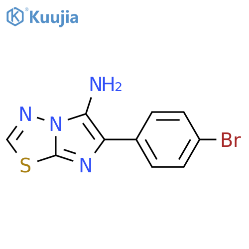 6-(4-bromophenyl)imidazo2,1-b1,3,4thiadiazol-5-amine structure
