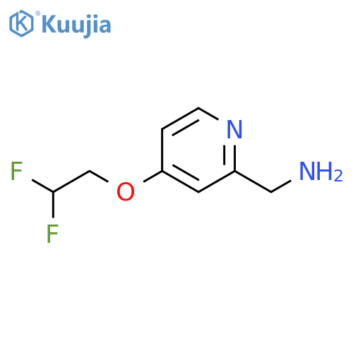 4-(2,2-difluoroethoxy)pyridin-2-ylmethanamine structure