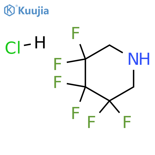 3,3,4,4,5,5-hexafluoropiperidine hydrochloride structure