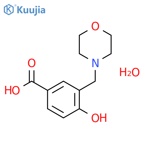 4-Hydroxy-3-(Morpholin-4-Ylmethyl)Benzoic Acid structure