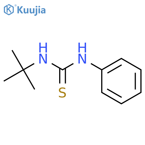 1-tert-Butyl-3-phenylthiourea structure