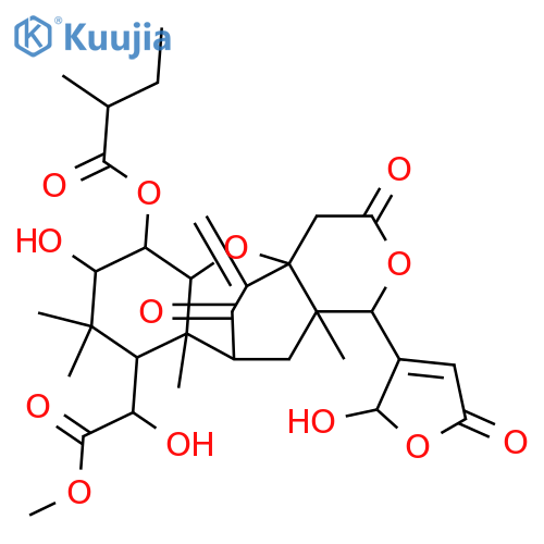 2-Deacylcipaferen B; 21,23-Dihydro, 23-oxo, 21ξ-hydroxy, 2-O-(2ξ-methylbutanoyl) structure