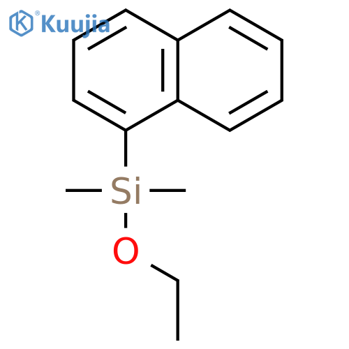 Silane, ethoxydimethyl-1-naphthalenyl- structure