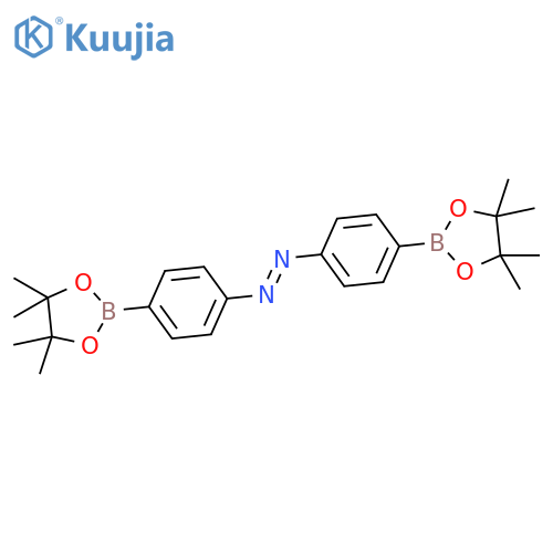 Diazene, 1,2-bis[4-(4,4,5,5-tetramethyl-1,3,2-dioxaborolan-2-yl)phenyl]- structure