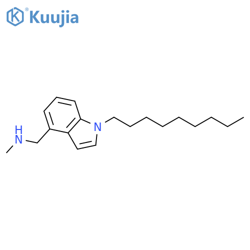 methyl(1-nonyl-1H-indol-4-yl)methylamine structure