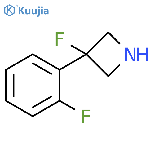 3-fluoro-3-(2-fluorophenyl)azetidine structure