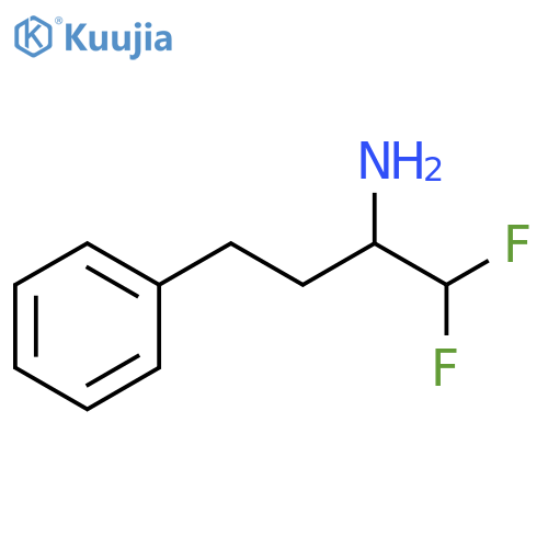 Benzenepropanamine, α-(difluoromethyl)- structure