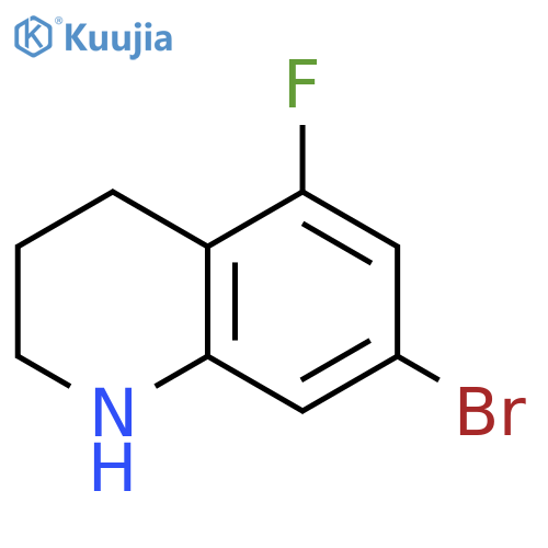 7-bromo-5-fluoro-1,2,3,4-tetrahydroquinoline structure