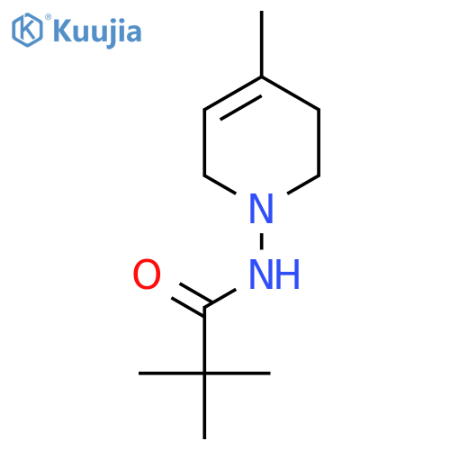 Propanamide, N-(3,6-dihydro-4-methyl-1(2H)-pyridinyl)-2,2-dimethyl- structure
