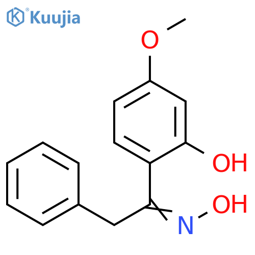 Ethanone, 1-(2-hydroxy-4-methoxyphenyl)-2-phenyl-, oxime structure