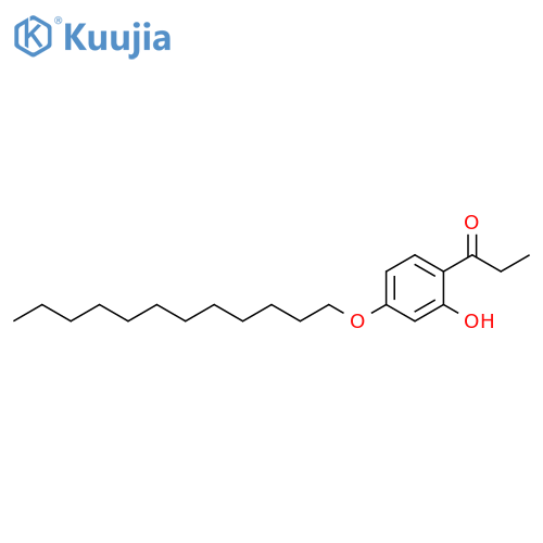 1-Propanone, 1-[4-(dodecyloxy)-2-hydroxyphenyl]- structure