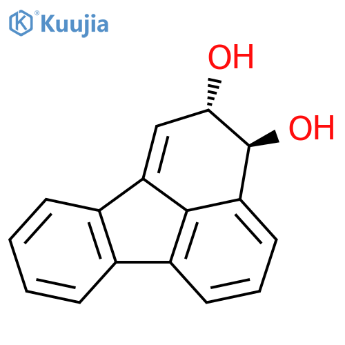 2,3-Fluoranthenediol,2,3-dihydro-, (2S-trans)- (9CI) structure