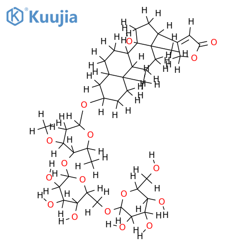 17alpha-digitoxigenin beta-gentobiosyl-alpha-L-cymaroside structure