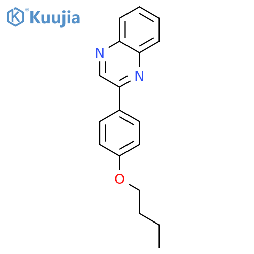2-(4-butoxyphenyl)quinoxaline structure