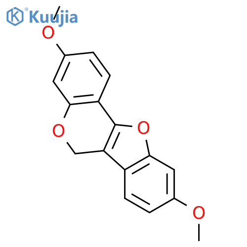 3,9-Dimethoxy-6H-benzofurobenzopyran structure