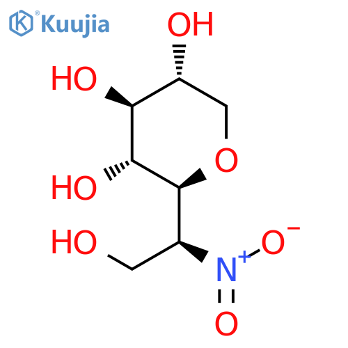L-glycero-L-gluco-Heptitol, 1,5-anhydro-6-deoxy-6-nitro- structure
