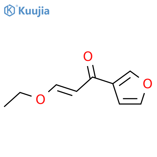 3-ethoxy-1-(furan-3-yl)prop-2-en-1-one structure