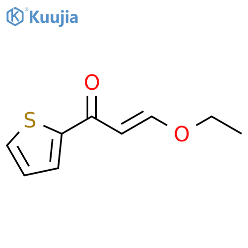 3-ethoxy-1-(thiophen-2-yl)prop-2-en-1-one structure