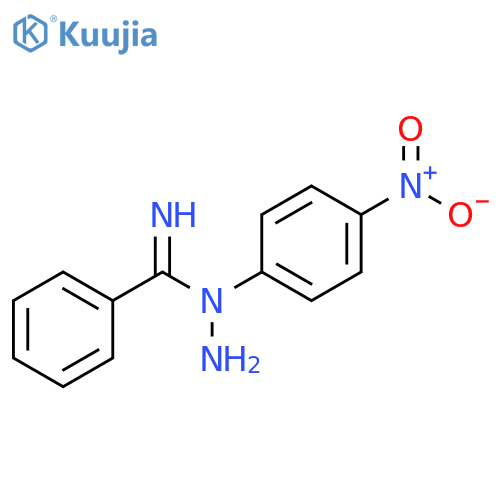 Benzenecarboximidic acid, N-(4-nitrophenyl)-, hydrazide structure