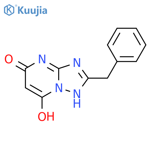 [1,2,4]Triazolo[1,5-a]pyrimidin-5(1H)-one, 7-hydroxy-2-(phenylmethyl)- structure