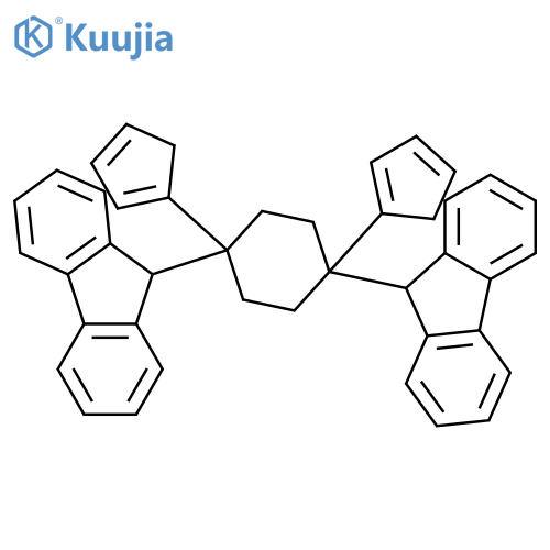 9H-FLUORENE, 9,9'-(1,4-DICYCLOPENTADIENYL-1,4-CYCLOHEXANEDIYL)BIS- structure