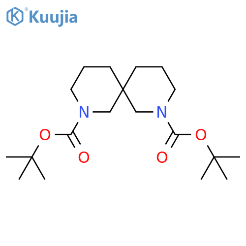 2,8-di-(tert-butyloxycarbonyl)-2,8-diazaspiro[5.5]undecane structure