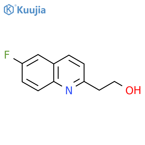 2-(6-Fluoroquinolin-2-yl)ethanol structure