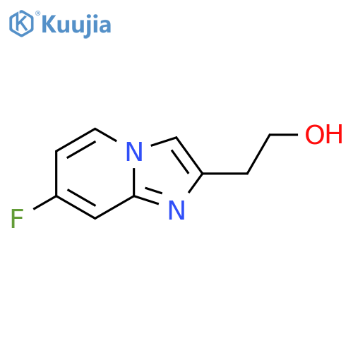 2-(7-Fluoroimidazo[1,2-a]pyridin-2-yl)ethanol structure