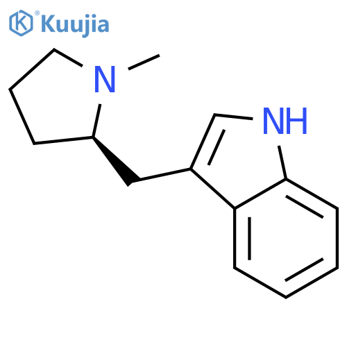 (R)- 3-(1-Methyl-2-pyrrolidinyl)methyl-1H-Indole structure