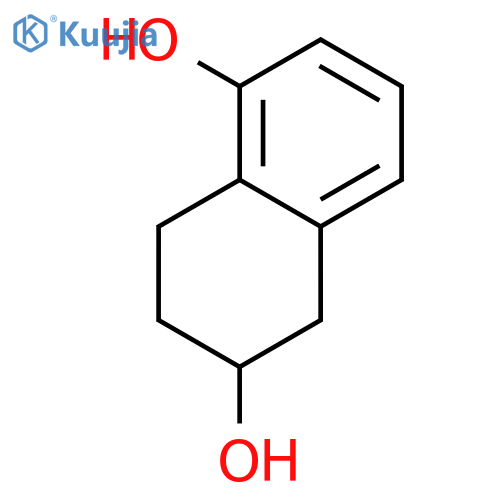 1,6-Naphthalenediol, 5,6,7,8-tetrahydro-, (±)- structure