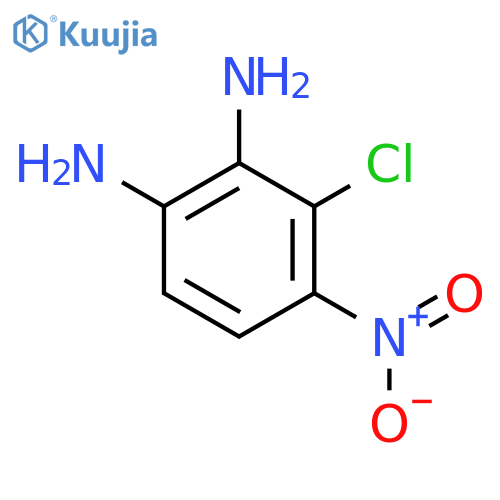 3-Chloro-4-nitro-1,2-benzenediamine structure