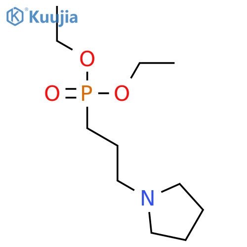 Diethyl [3-(pyrrolidin-1-yl)propyl]phosphonate structure
