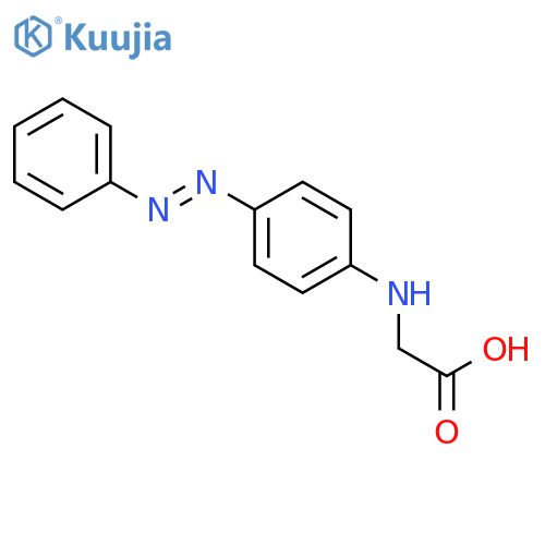 N-{4-[(E)-Phenyldiazenyl]phenyl}glycine structure