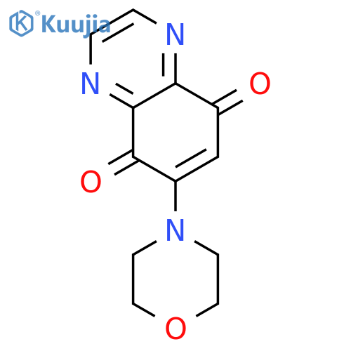 5,8-Quinoxalinedione,6-(4-morpholinyl)- structure