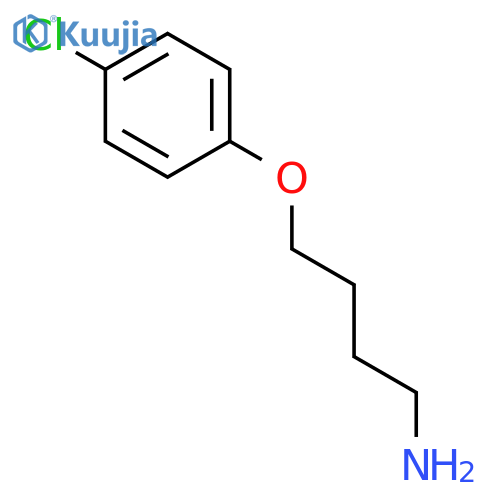 1-Butanamine, 4-(4-chlorophenoxy)- structure