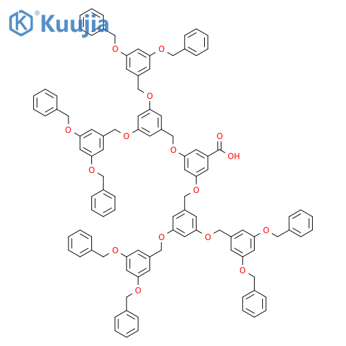 Benzoic acid,3,5-bis[[3,5-bis[[3,5-bis(phenylmethoxy)phenyl]methoxy]phenyl]methoxy]- structure