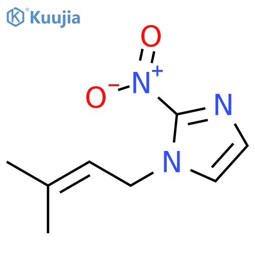 1H-Imidazole, 1-(3-methyl-2-butenyl)-2-nitro- structure