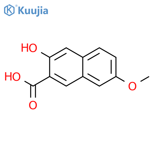 3-Hydroxy-7-methoxy-2-naphthoic acid structure