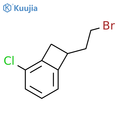 Bicyclo[4.2.0]octa-1,3,5-triene, 7-(2-bromoethyl)-2-chloro- structure