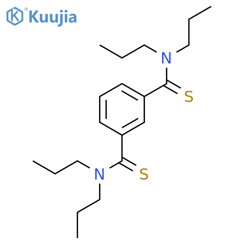 1,3-Benzenedicarbothioamide, N,N,N',N'-tetrapropyl- structure