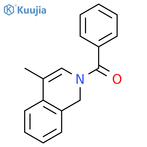 Isoquinoline, 2-benzoyl-1,2-dihydro-4-methyl- structure