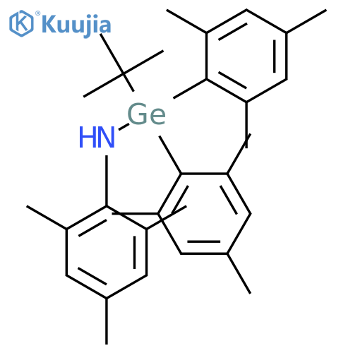 GERMANAMINE, 1-(1,1-DIMETHYLETHYL)-N,1,1-TRIS(2,4,6-TRIMETHYLPHENYL)- structure