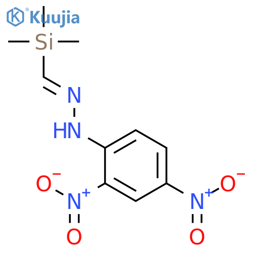 Silanecarboxaldehyde, trimethyl-, (2,4-dinitrophenyl)hydrazone structure