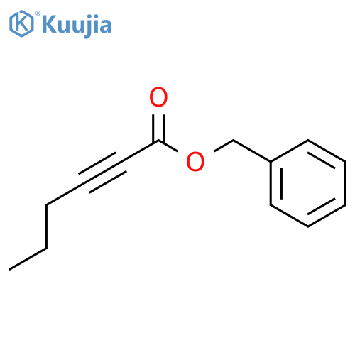 2-HEXYNOIC ACID, PHENYLMETHYL ESTER structure