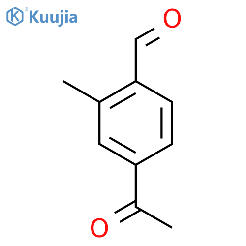 4-Acetyl-2-methylbenzaldehyde structure