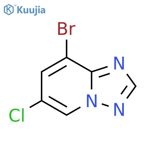 8-Bromo-6-chloro-[1,2,4]triazolo[1,5-a]pyridine structure