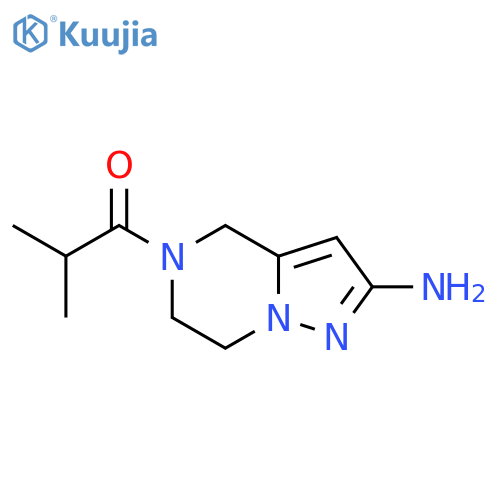 1-(2-Amino-6,7-dihydropyrazolo[1,5-a]pyrazin-5(4H)-yl)-2-methylpropan-1-one structure