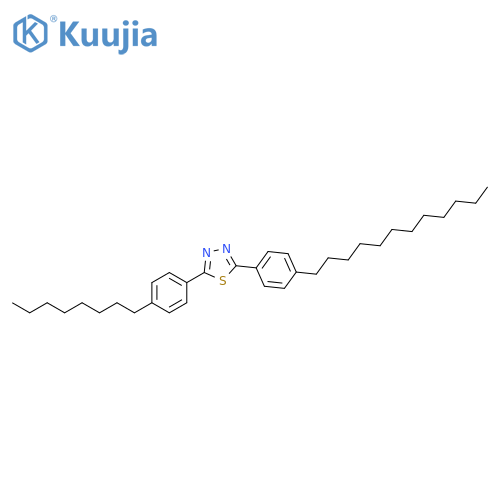 1,3,4-Thiadiazole, 2-(4-dodecylphenyl)-5-(4-octylphenyl)- structure