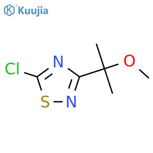 5-Chloro-3-(2-methoxypropan-2-yl)-1,2,4-thiadiazole structure