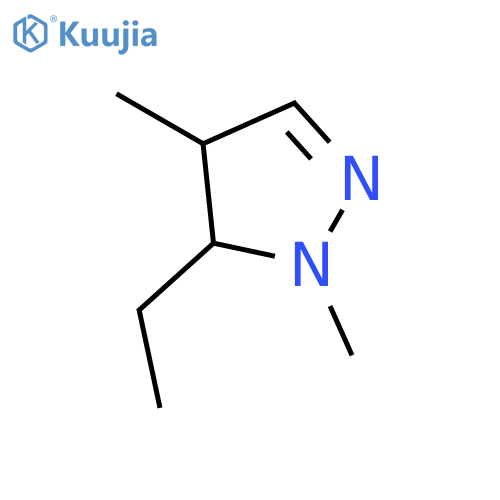 1H-Pyrazole, 5-ethyl-4,5-dihydro-1,4-dimethyl- structure